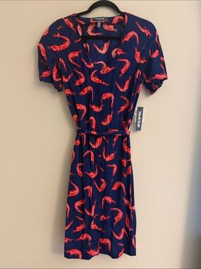 NWT ModCloth Shrimp Cocktail Dress 🦐